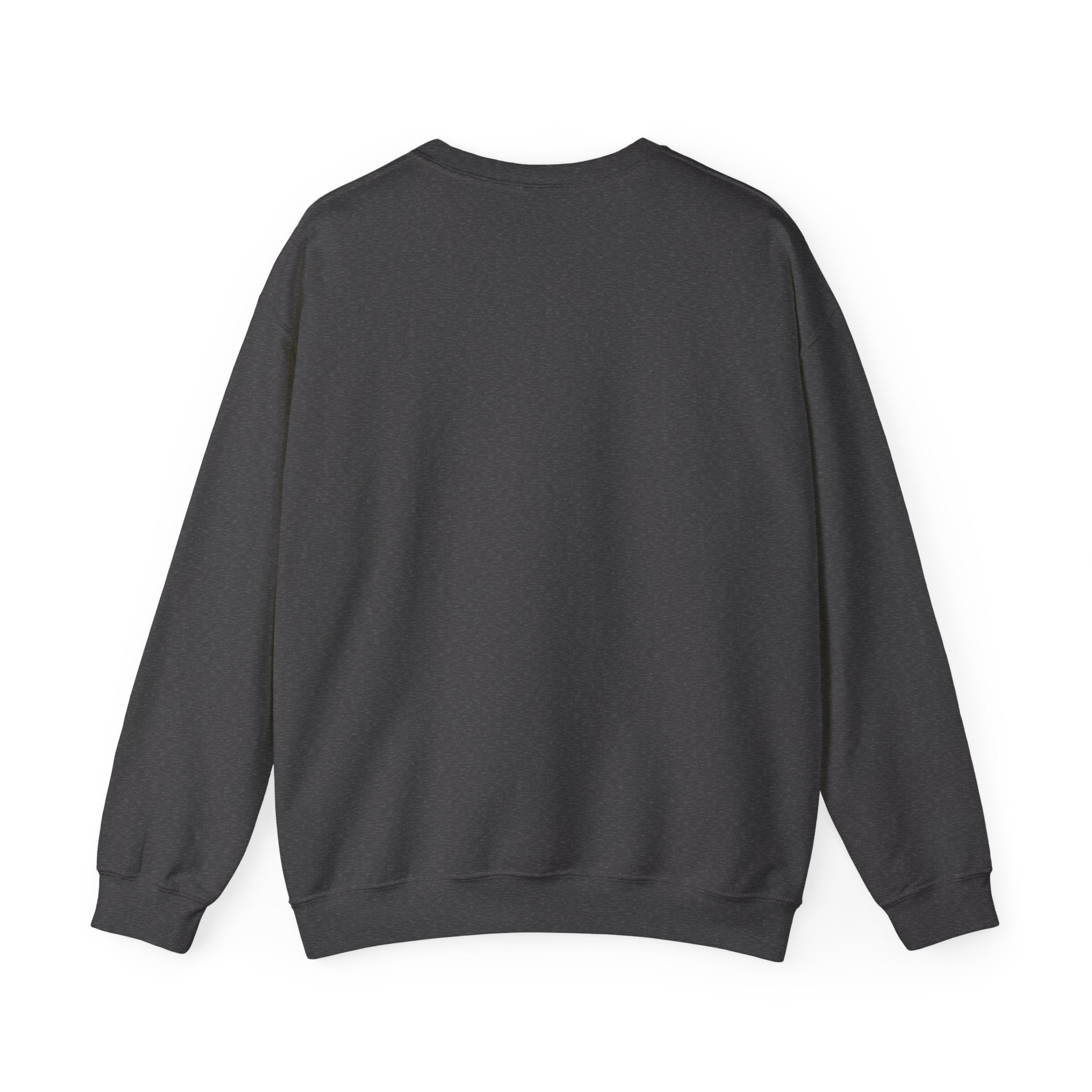 Dark gray sweatshirt on a white background