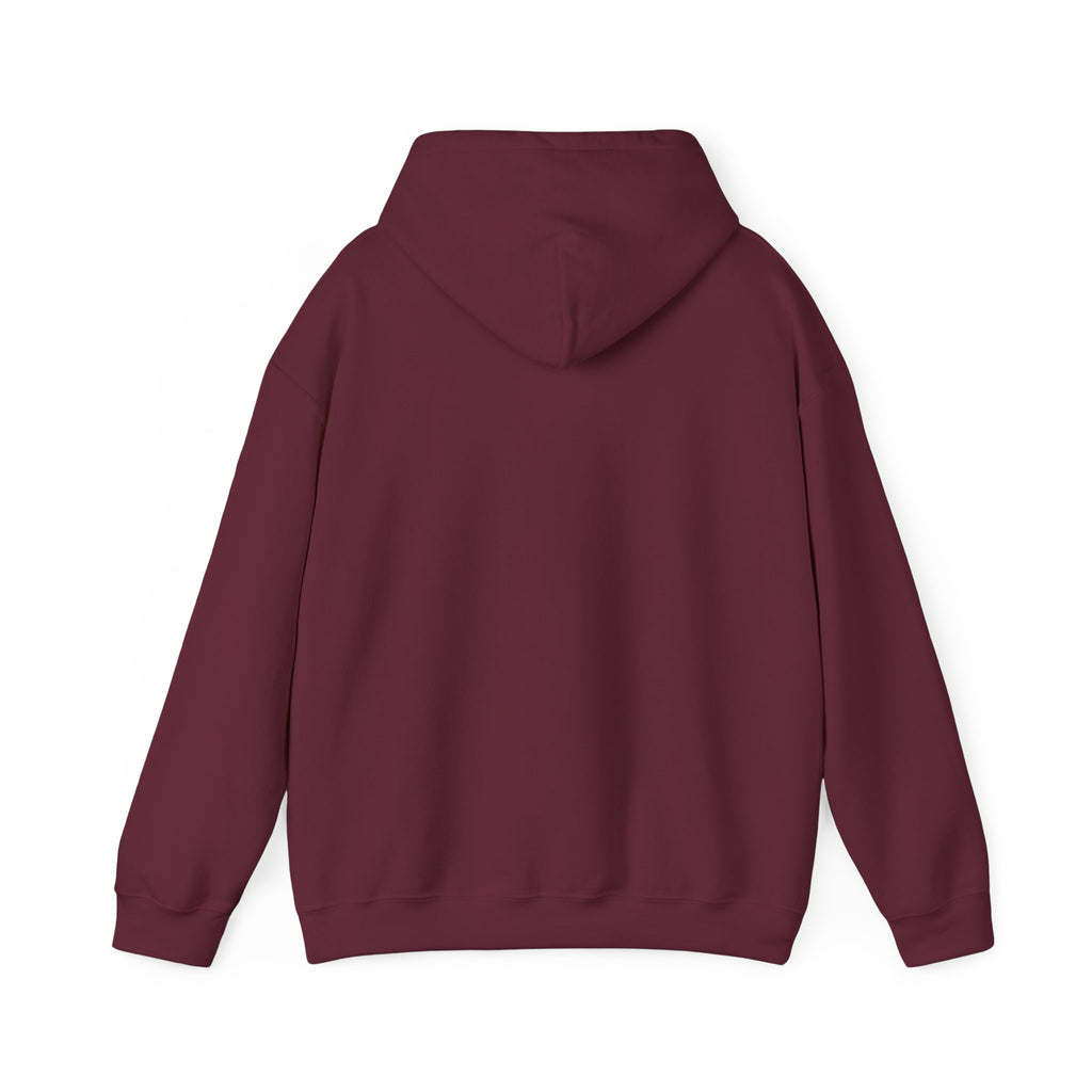 Maroon hoodie on a white background