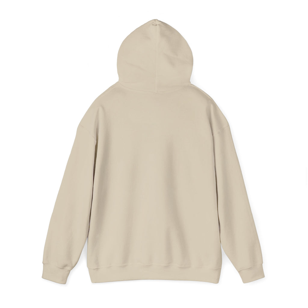 Beige hoodie on a white background