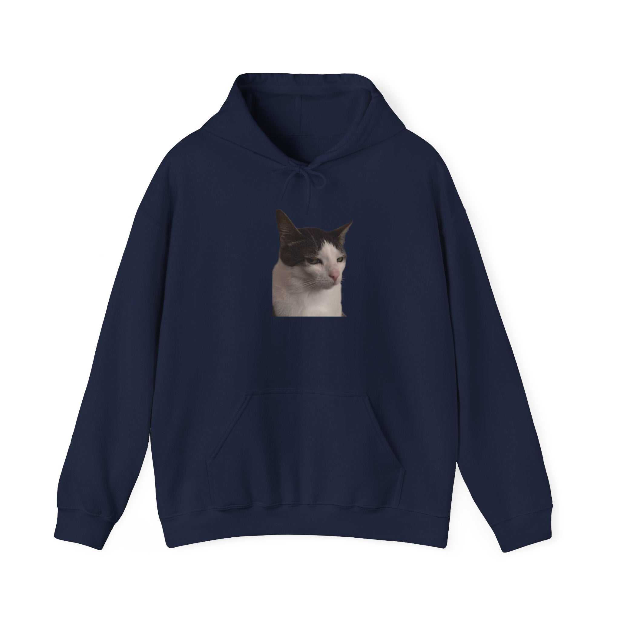 Black hoodie with 'Pray with Jazz' text and saxophone graphic on a white background