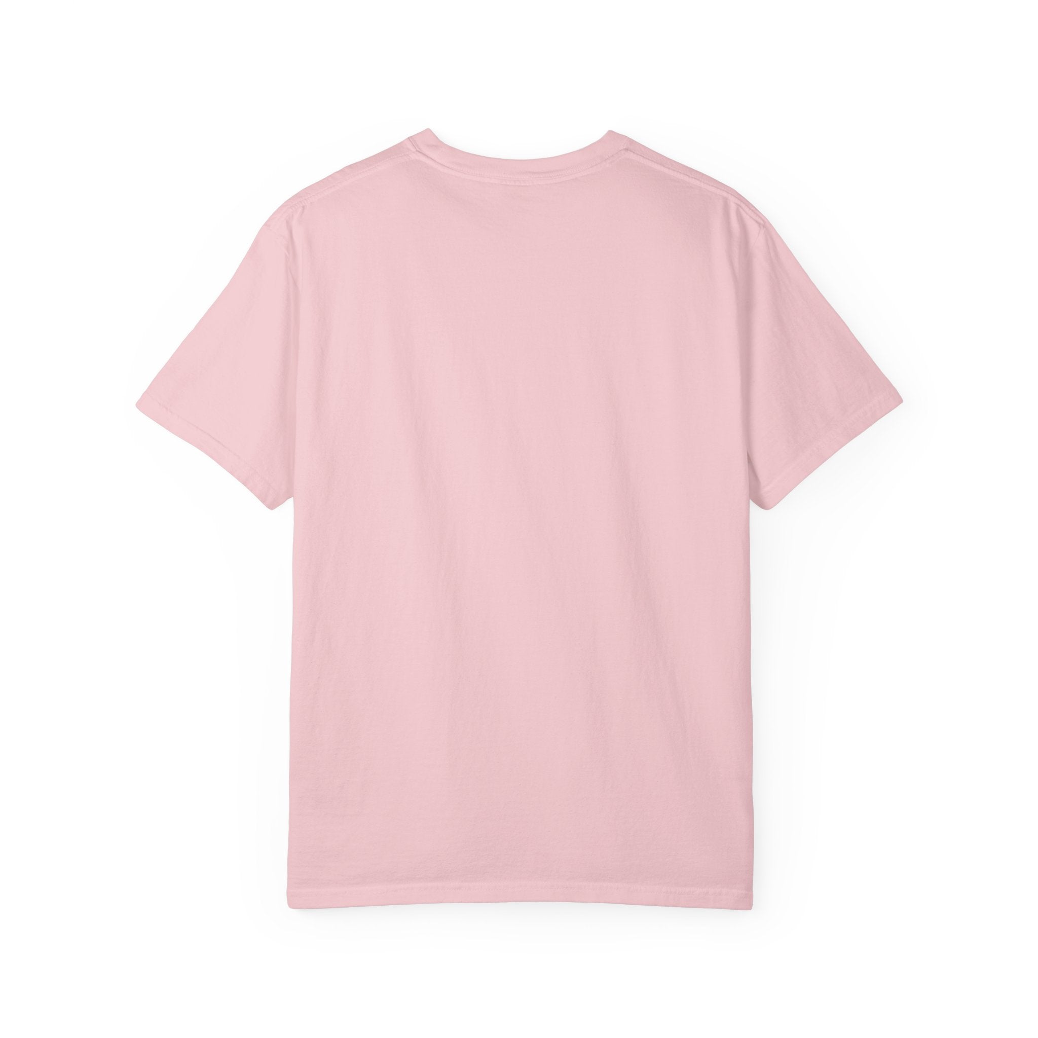 Pink t-shirt on a white background
