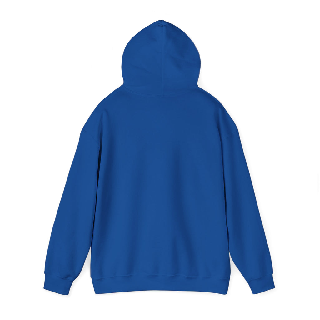 Blue hoodie on a white background